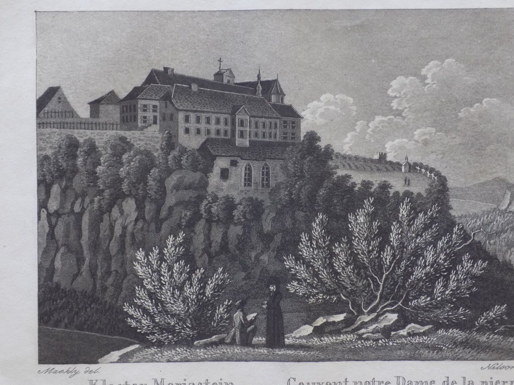 Gravures: Mariastein Kloster von Süd-Osten – D'occasion à Risch par Rischli15 1