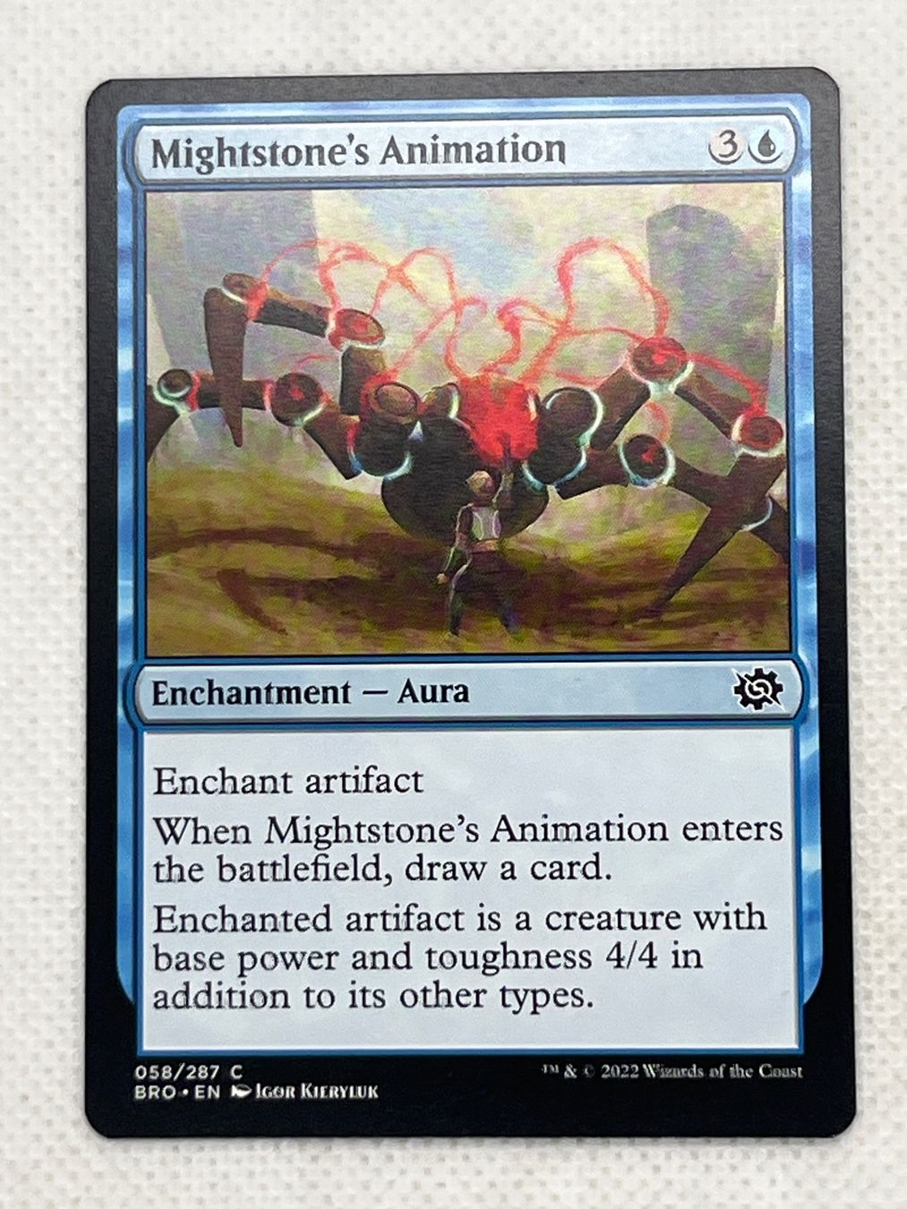 Magic The Gathering Sammelbilder & Trading cards: MTG Mightstone's Animation BRO 058 Englisch Common – Gebraucht aus Hinterkappelen von Kim1992