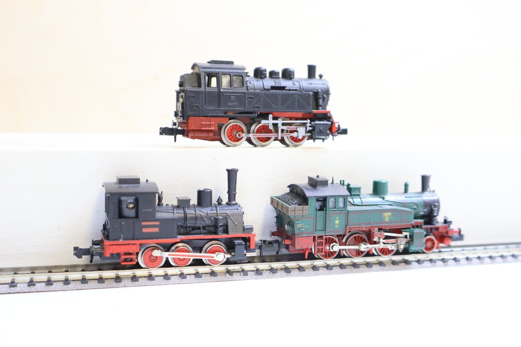 Trix Modellini di ferrovie: Minitrix/Fleischmann/Arnold 3 x schöne Dampfloks - Spur N – Usato da Winterthur venduto da Monstera 2