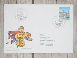 CL11 Enveloppe + Timbre Suisse 1984