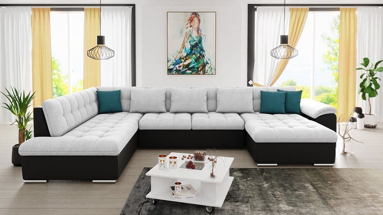 Sofas: Wohnlandschaft Sofa mit Bettkasten und Schlaffunktion – Neu und originalverpackt aus Wallenwil von toesstal-vertrieb 4