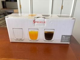 SPIEGELAU 3x Cremona Doppelwandige Gläser 200ml NEU in OVP