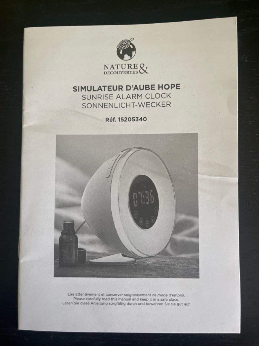Sveglie: Simulateur d'aube Nature et Découvertes - Lampe Reveil 49 – Usato da Pully venduto da Guylene_11 1