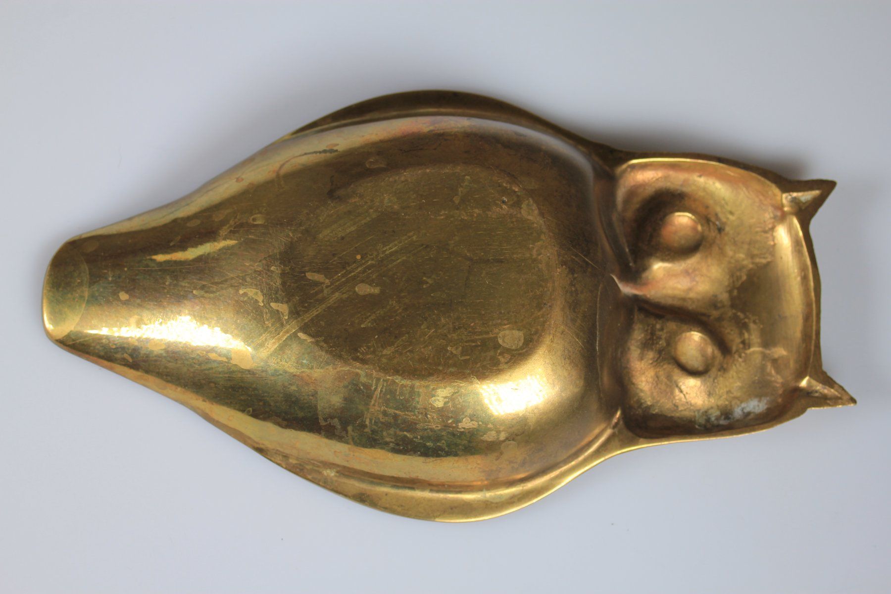 Plateaux: Vintage Ablageschale Eule aus Messing – D'occasion à Basel par IRMAundFRED 3