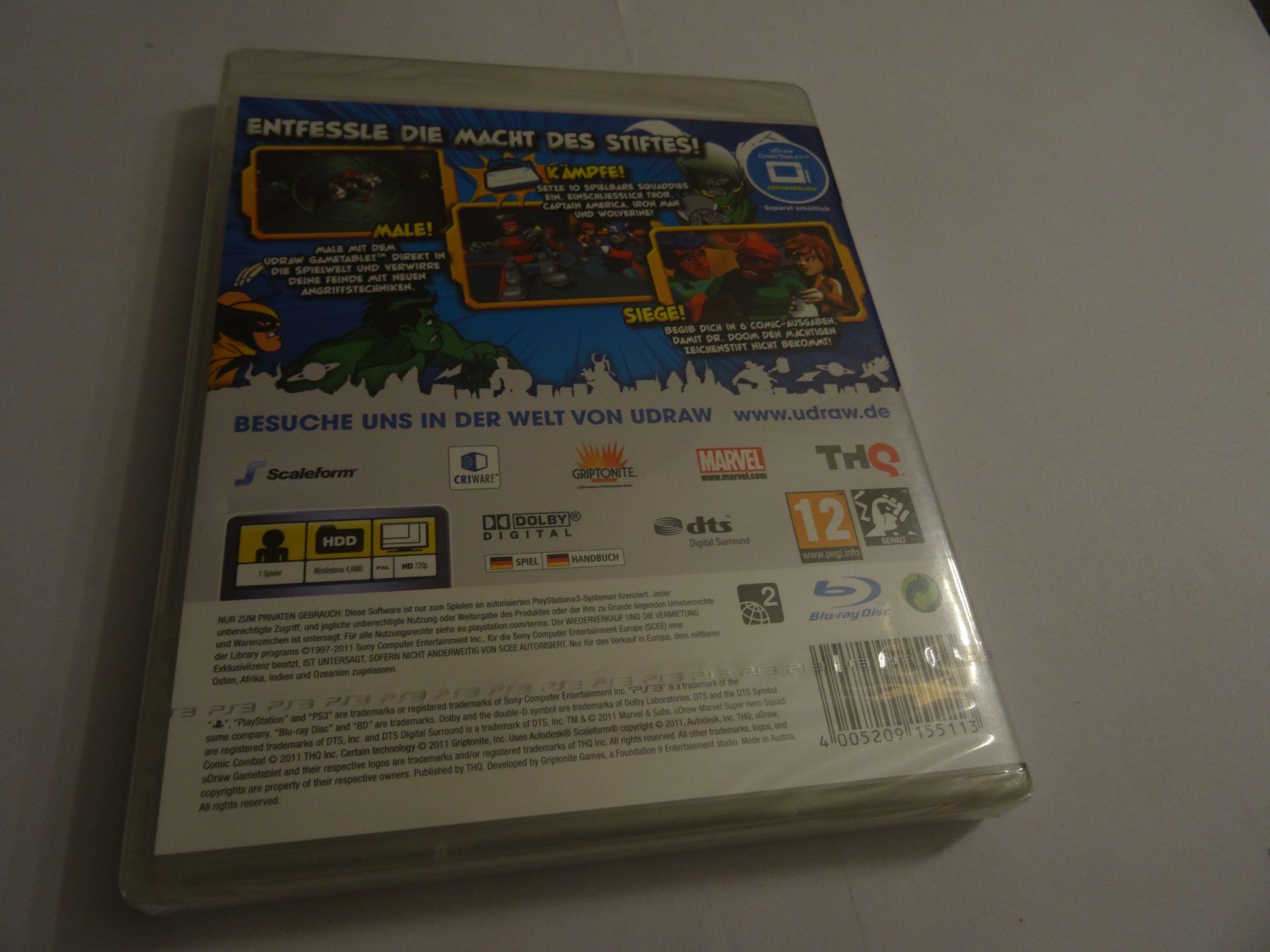 Sony Giochi: Marvel Super Hero Squad Comic Combat PS3 NEUWARE OHNE TABLET – Nuovo e nell'imballaggio originale da Olten venduto da Disc-Ausverkauf 1