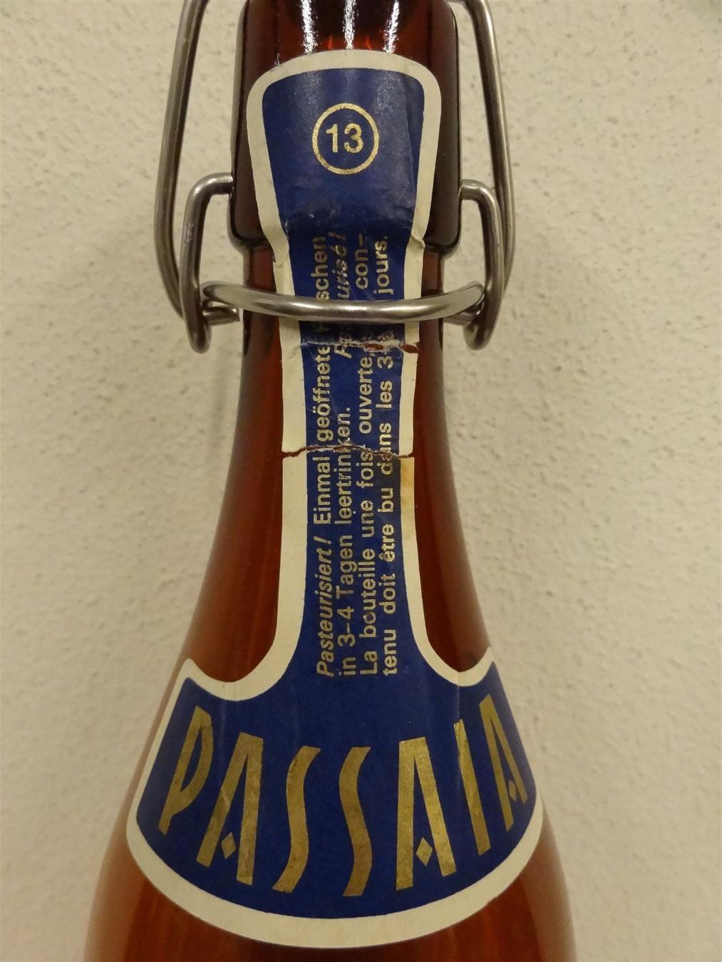 Rivella Bicchieri, Caraffe & Bottiglie: alte Flasche PASSAIA 1965 BÜLACH RIVELLA – Usato da Kerzers venduto da Flaschenposten 7