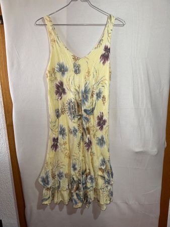 Schönes gelber Sommerkleid ca Gr. M/L