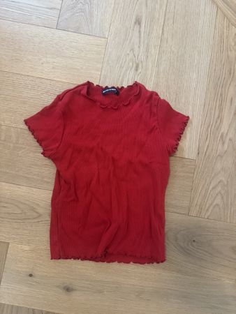 Rotes Brandy Melville Shirt, Sommer-Oberteil