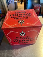 blechdose, wernli olten, bisquits, 40-50er jahre, 23-24-25cm
