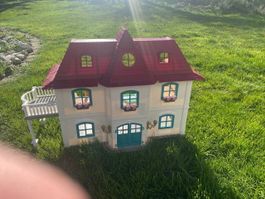 Schleich Wohnhaus mit stall und original Zubehör