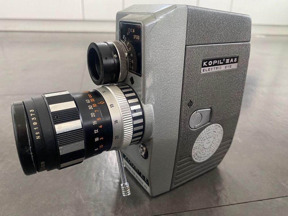 Filmkamera Kopil-IIIA 8mm mit Zubehör + Gebrauchsanweisung (Gebraucht ...