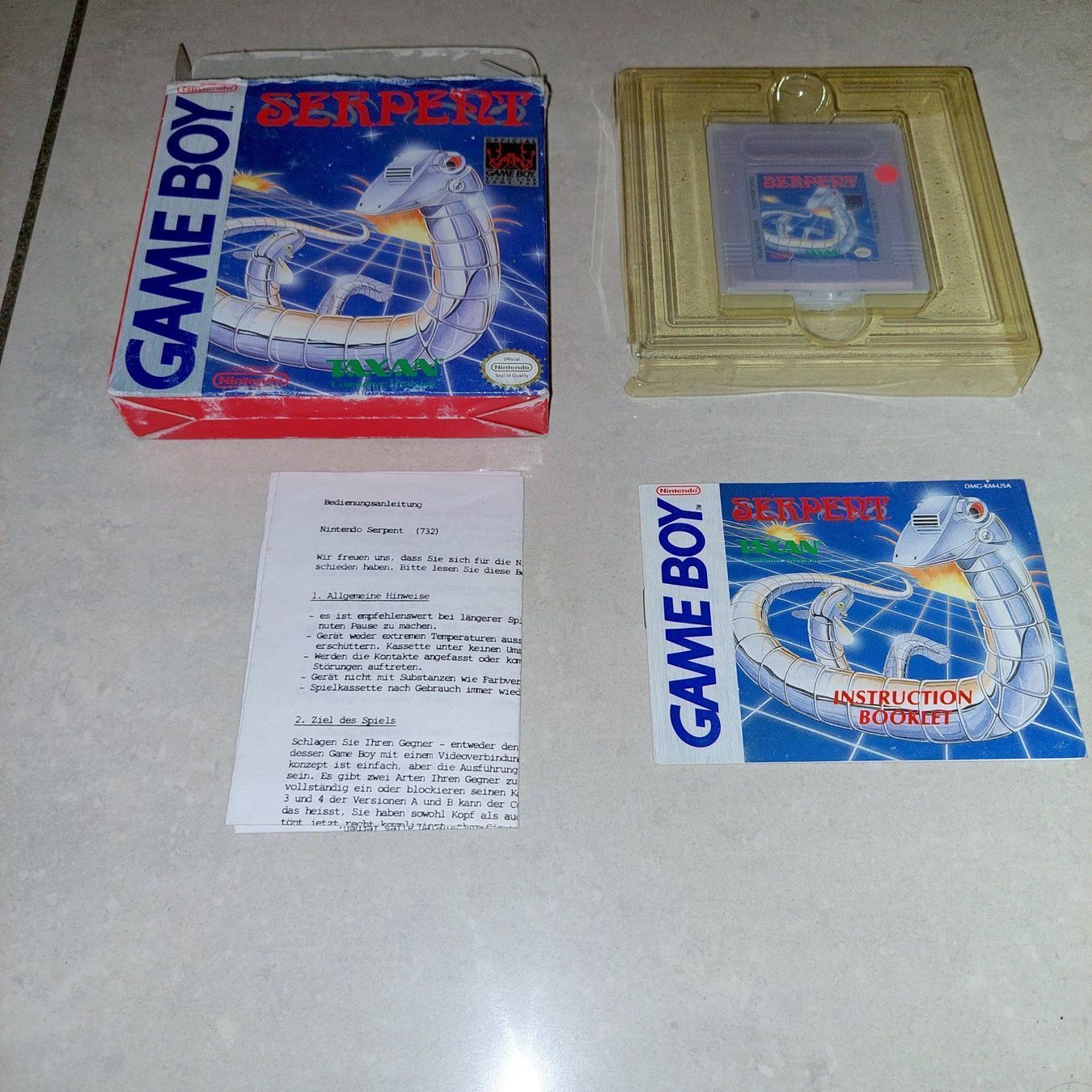 Nintendo Giochi: SERPENT (PAL) - GAME BOY – Usato da Spiegel b. Bern venduto da Natix 5
