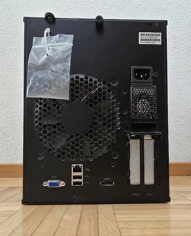 Hewlett Packard Server: HP Proliant MicroServer inkl. HDDs – Gebraucht aus Aadorf von Dcand 2