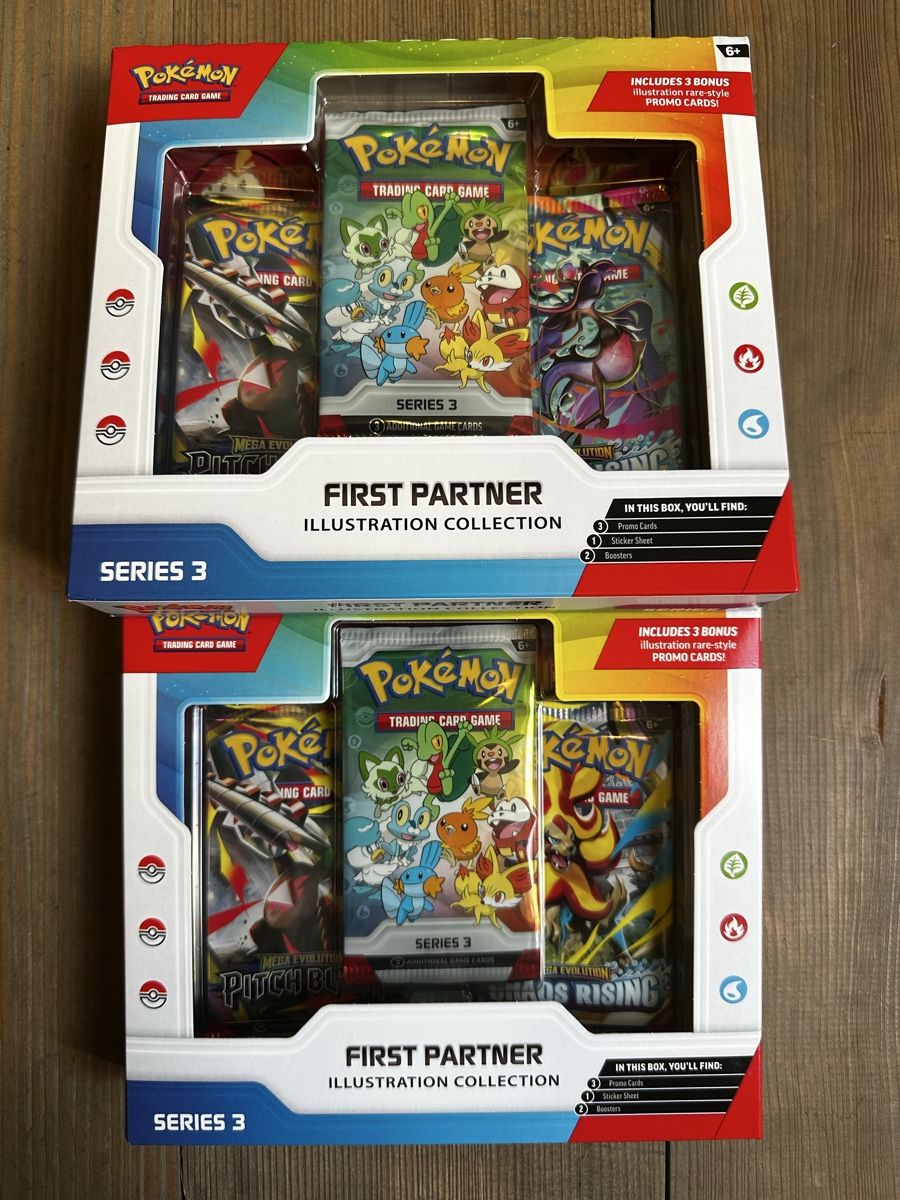 Pokémon Sammelbilder & Trading cards: First Partner Illustration Collection Series 3 - ENGLISH – Neu und originalverpackt aus Adligenswil von 3__S