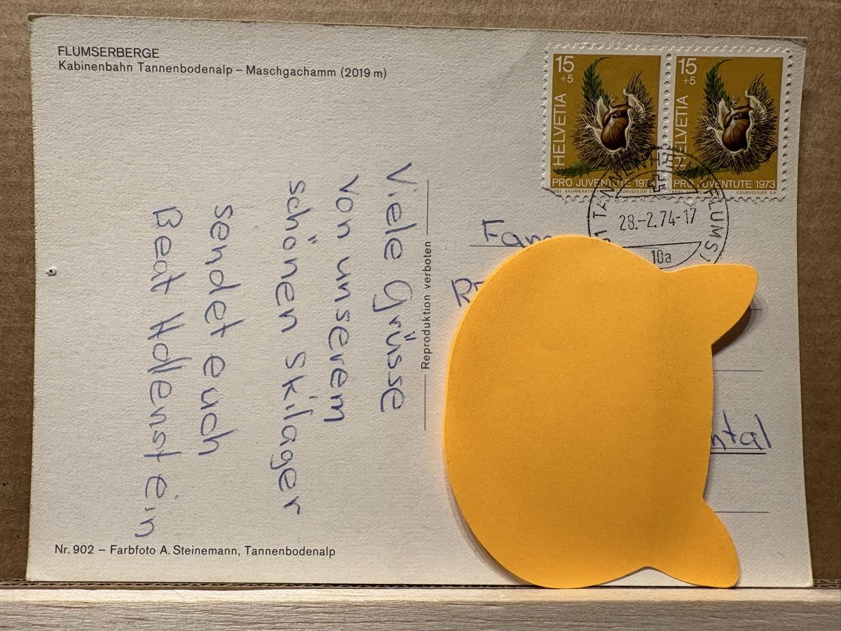 Cartoline postali: AK von Flumserberge – Usato da Rümlang venduto da Kartenpost1 1