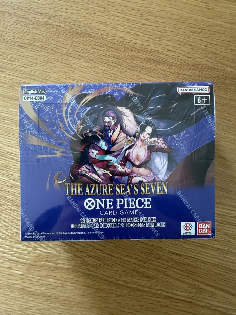 Bandai Carte collezionabili: One Piece OP14 - EB04 Display ENGLISCH – Nuovo e nell'imballaggio originale da Zürich venduto da ZHakura