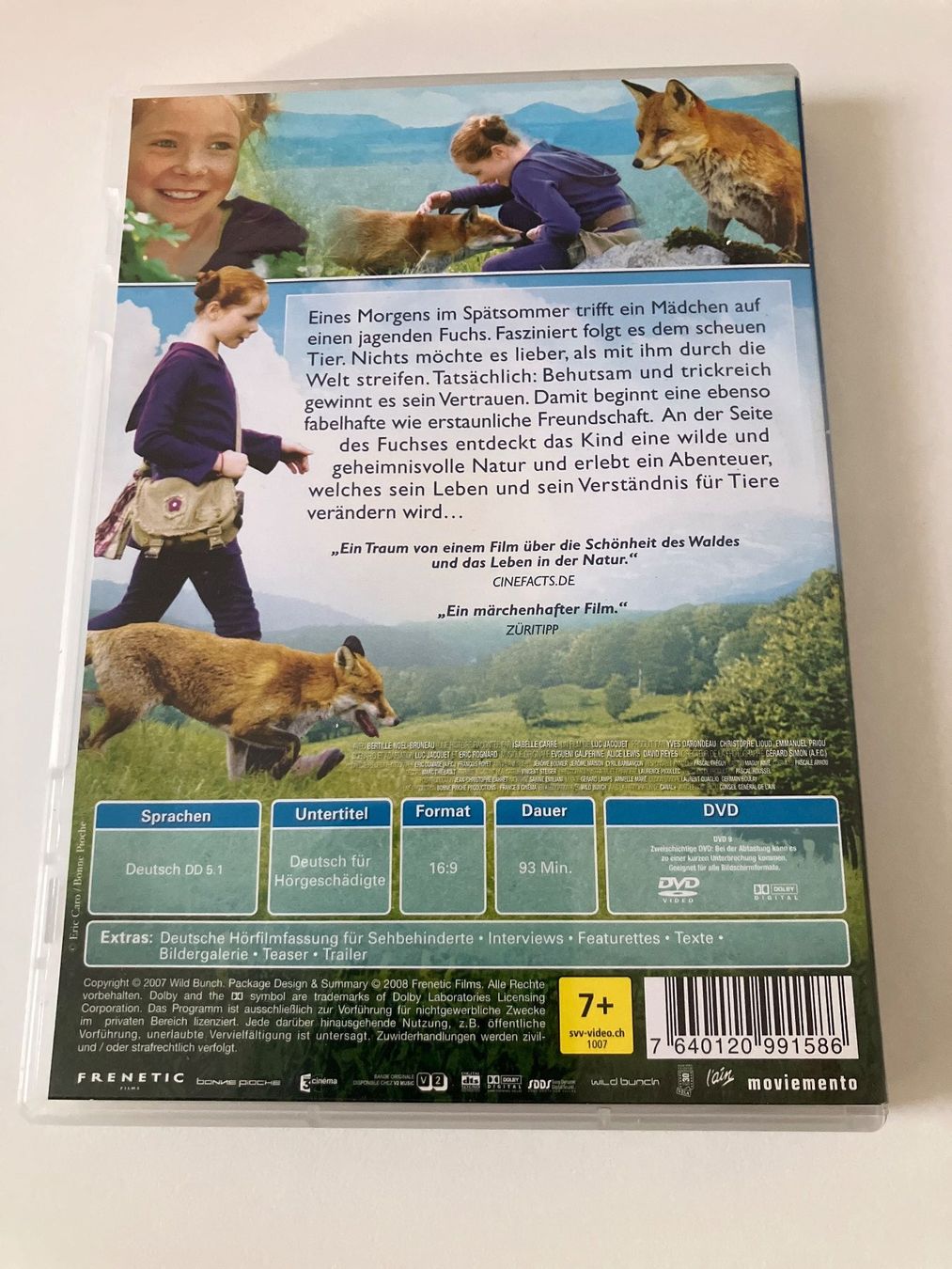 Tutti i DVDs: Der Fuchs und das Mädchen - Dvd – Usato da Arbon venduto da JoJoAs 1