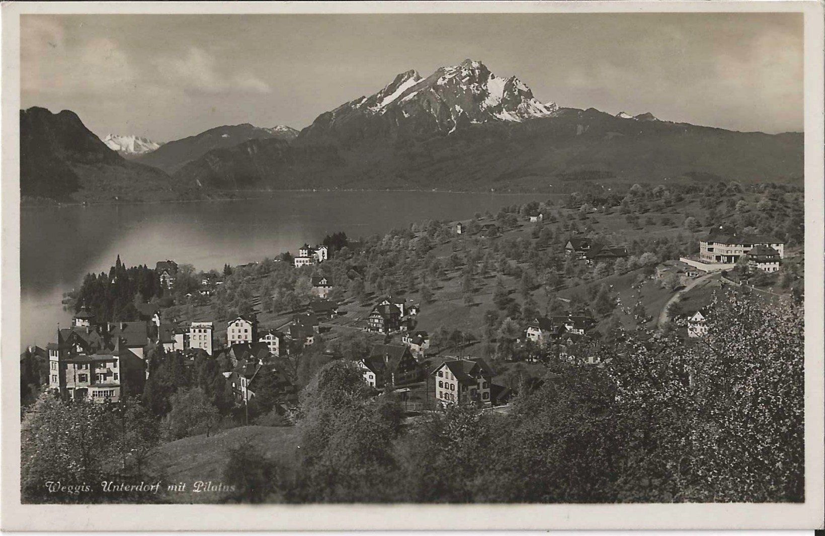 Cartoline postali: Karte Weggis-Underdorf 1931 – Usato da Zürich venduto da Philacat11
