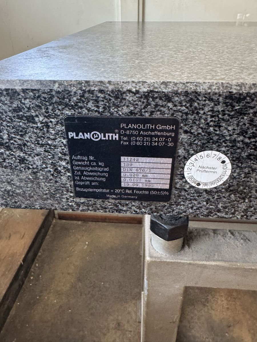 Messen: Table de mesure Planolith Granit 876/3 avec support – Gebraucht aus Aarberg von SNMachines 4