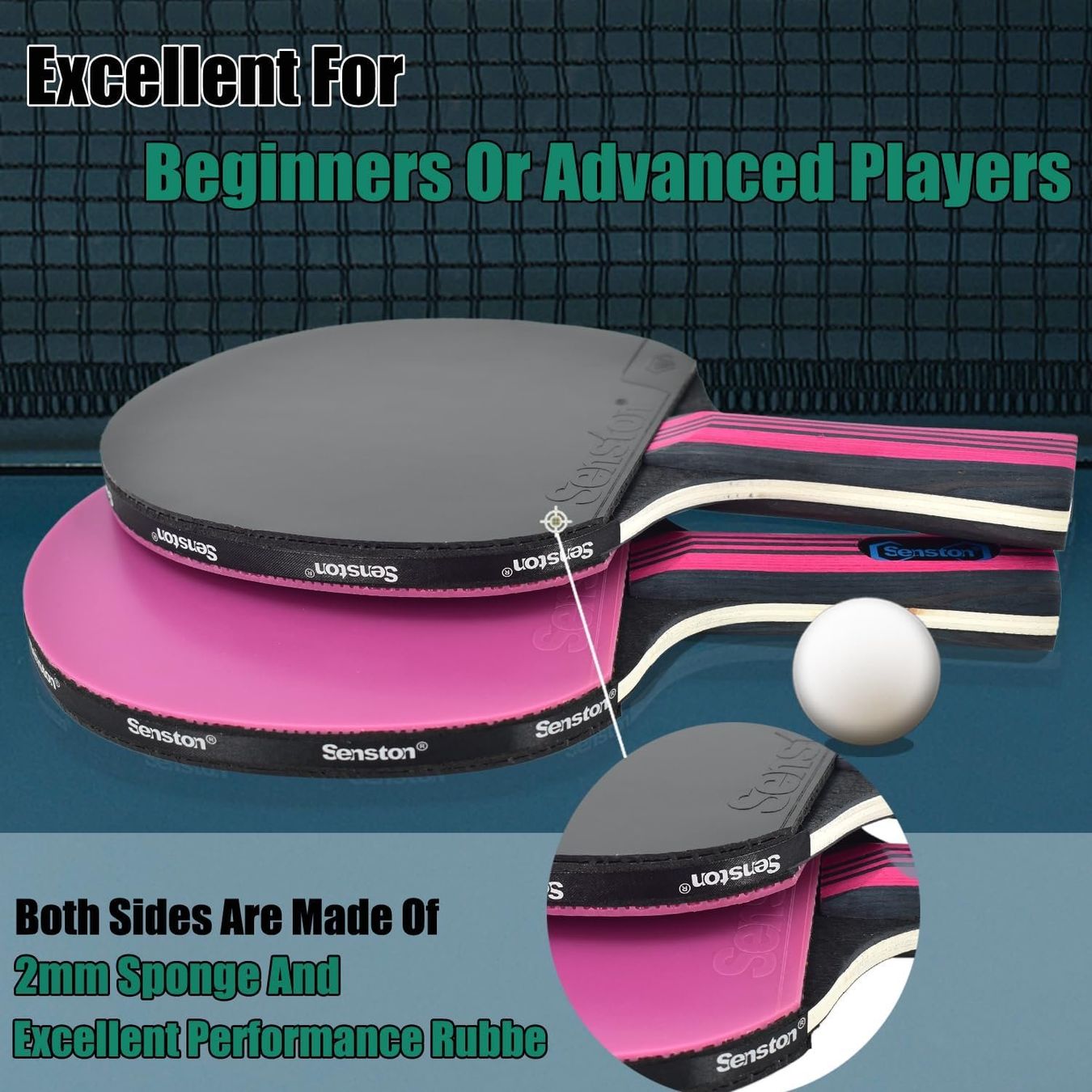 Tennis da tavolo: Tischtennisschläger-set – Nuovo e nell'imballaggio originale da Nuglar venduto da SaleRitter 5