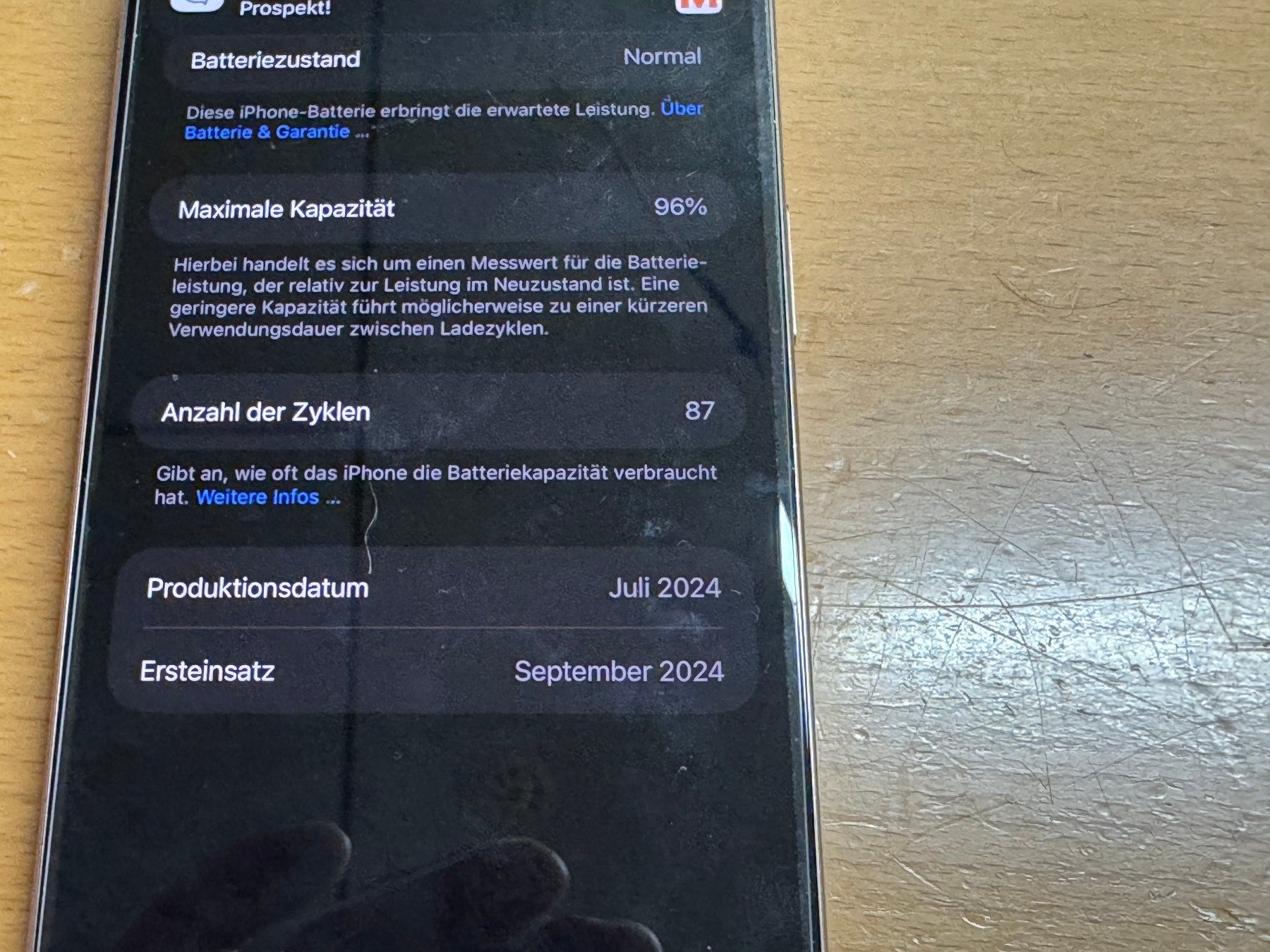 Apple Handys / Smartphones: Iphone 16 Pro Max 256Gb – Gebraucht aus Au SG von bah_6f5w 5