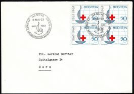 1963_SBK 399 - 100 J. Rotes Kreuz; SS 555 (Welttag SRK)
