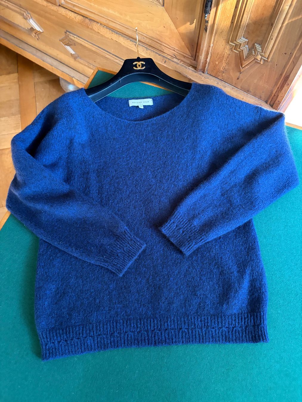 Maglioni & Felpe: MAISON ANJE  Pullover  Größe S/M Farbe: Blau – Usato da Interlaken venduto da Bona55 4