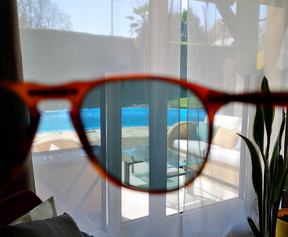 Persol Occhiali & Lenti: Lunettes Persol Terra di Siena bleus – Usato da Geneve venduto da Vtss00 2
