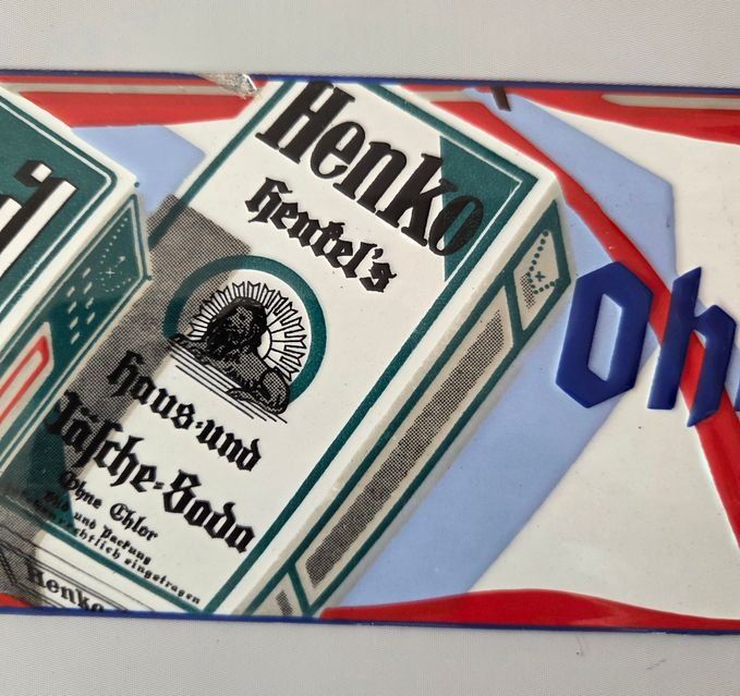 Persil Schilder: Emailschild Persil Henko Plaque émaillée – Gebraucht aus Schenkon von TG10 3