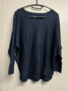 Pullover oversize dunkelblau EINHEITSGROESSE