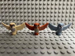 Lego Tiere - 3 x Eule