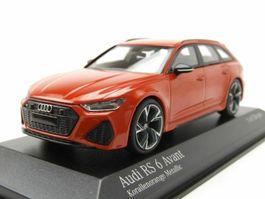 Audi RS6 Avant C8 seit 2020 orange met. / schwarz   1:43