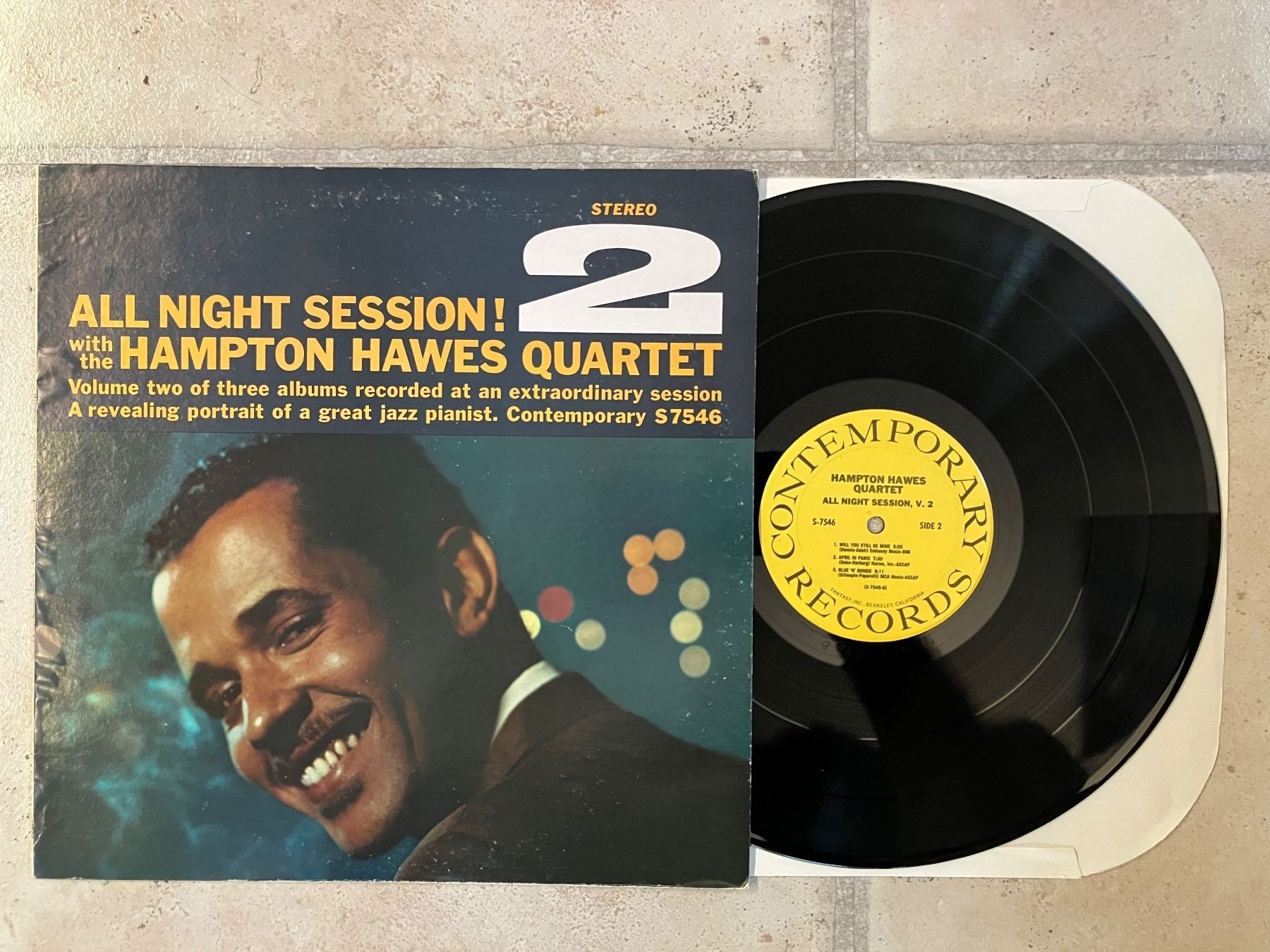 Dischi in vinile: Hampton Hawes Quartet-All Night Session Vol. 2, LP Jazz – Usato da Widen venduto da DexterGordon