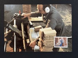 Carte postale ancienne : Métiers et Artisanat - Menuisier 19