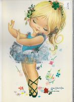 Gallarda of a Big Eyed Girl - The little Ballerina