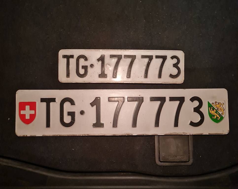 Insegne: TG Kennzeichen TG 177 773 – Usato da Sitterdorf venduto da mat_5c6v
