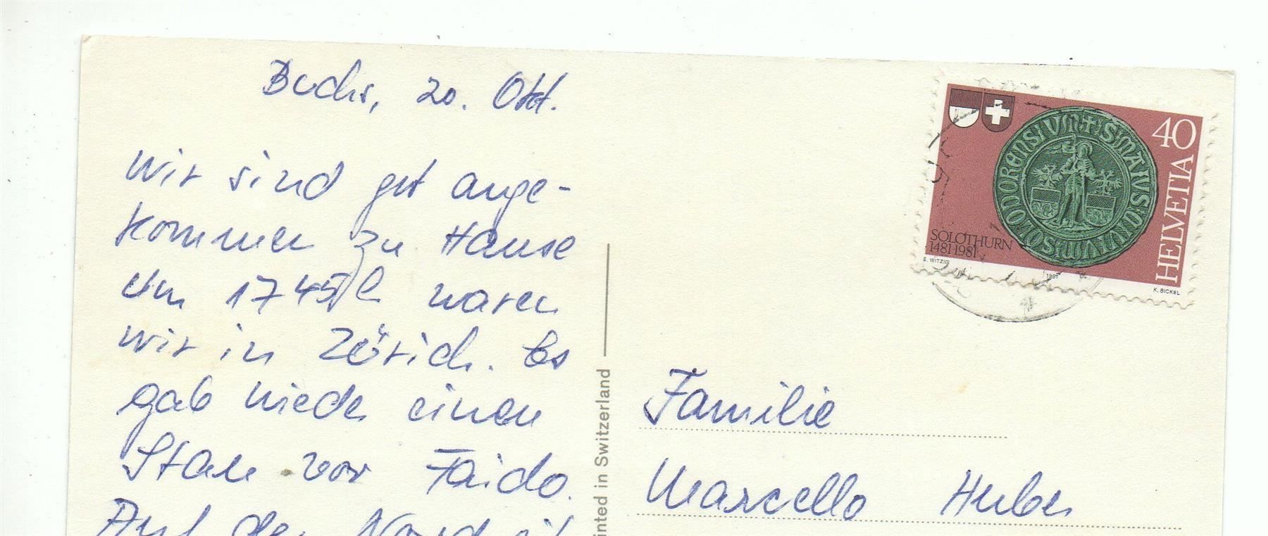 Cartoline postali: BUCHS ZH Brunnenhof, Auto – Usato da Jona venduto da philajona 1