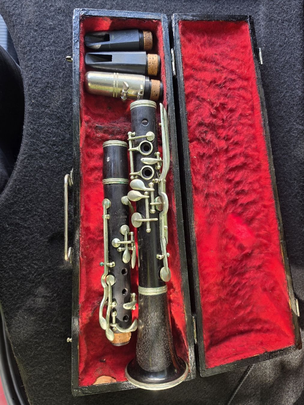 Strumenti musicali: Clarinette ancienne  – Usato da Val-d'Illiez venduto da AntiqueG