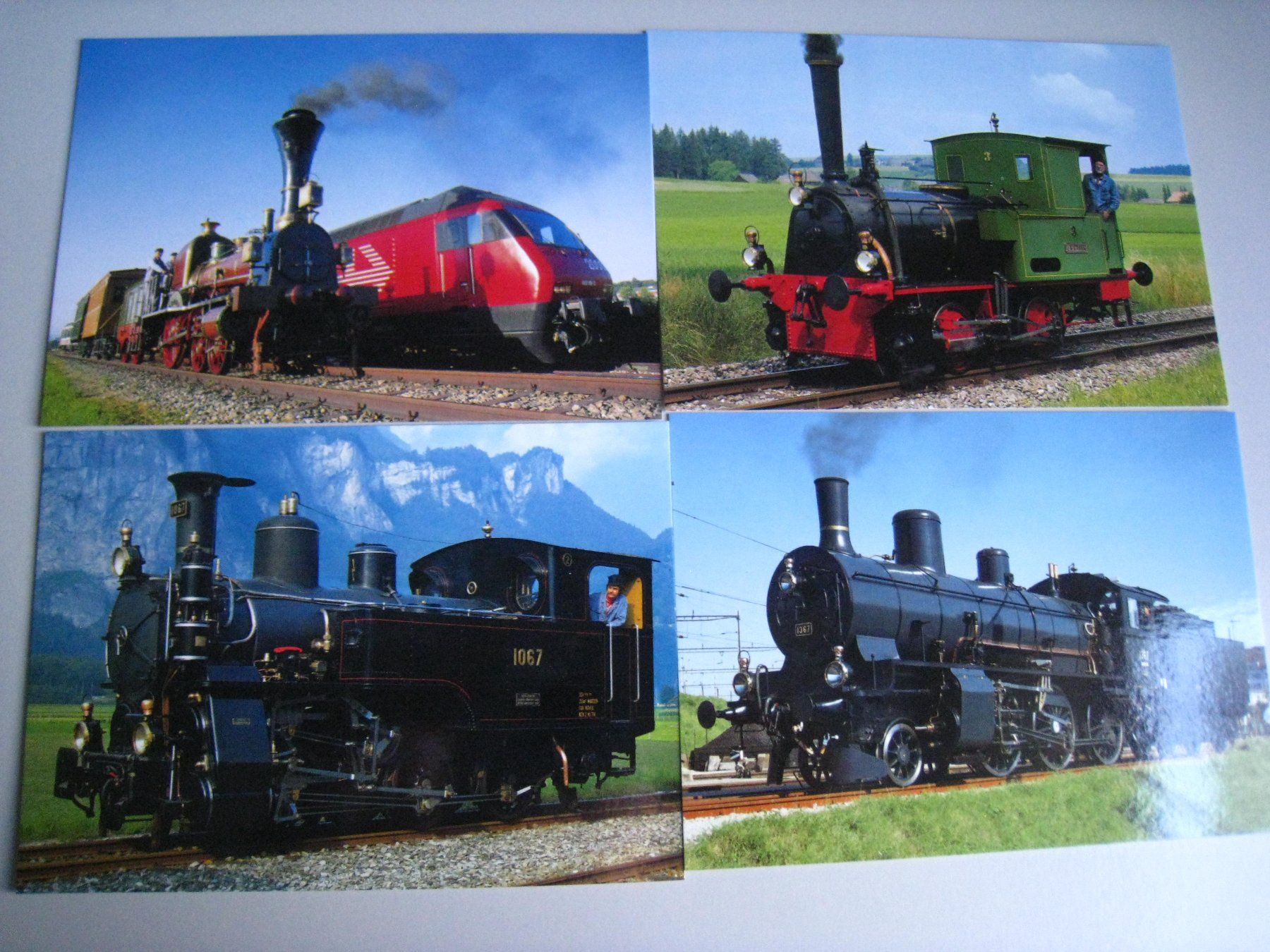 Livres: 16 Ansichtskarten von Schweizer Dampfloks – Neuf (Voir description) à Buchs ZH par swiss-train 3