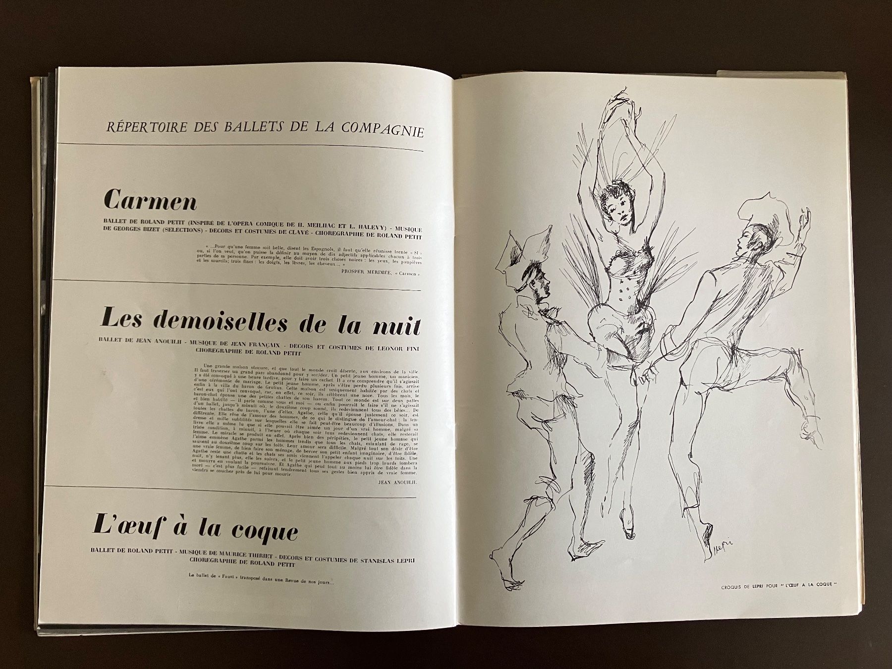 Bücher: Ballets de Paris 1950 - Roland Petit – Gebraucht aus Menziken von timbuktu1001 7
