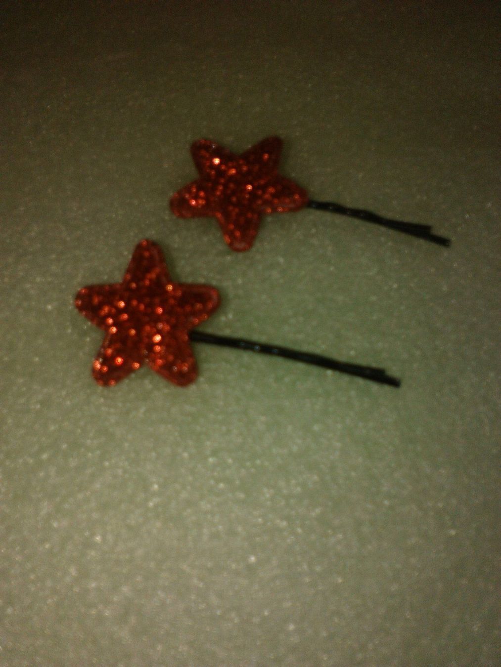 Accessori per capelli: haarschmuck,,,orange sternen,,glitzer – Nuovo (secondo la descrizione) da Basel venduto da bijoutrie_4 3