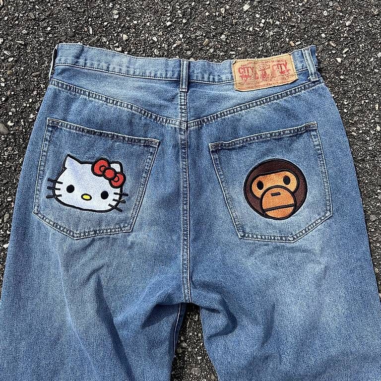 Jeans: Bape x Hello Kitty Jeans – Usato da Hettiswil venduto da mat_8jyn 2