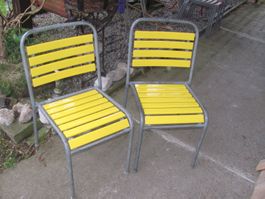 2x Gartenstühle Bigla-Stil, Latten + Bugholz + Lack NEU!!!