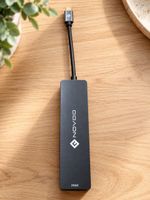 Novoo USB-C Hub HDMI Adapter silber/schwarz neuwertig