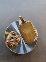 Goldanhänger 750 mit Diamanten und Gold Nugget, Top!