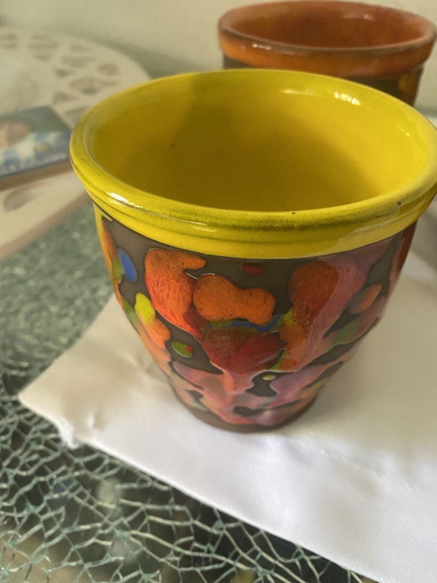 Tazze: Steingut wunderschöne Hand Made Trinkgläser 8stk. – Nuovo e nell'imballaggio originale da Bern venduto da Ninitto 3