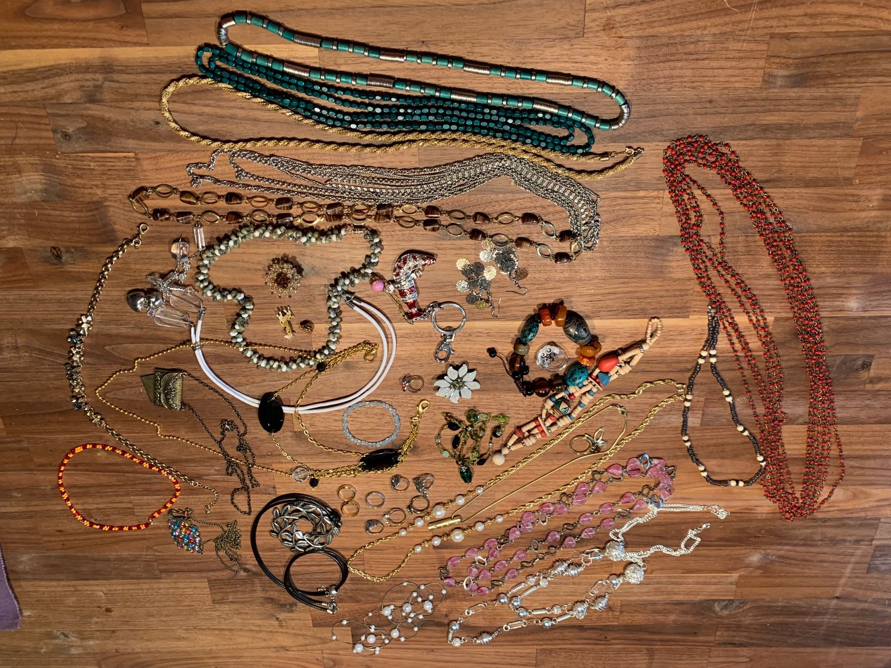 Sonstiger Schmuck: Modeschmuck Konvolut neu und alt – Gebraucht aus Steinen von Firehorse66