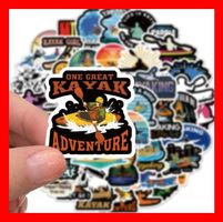 Kayak Fluss Crossover Tour Boot Aufkleber 50 tlg Stickerset