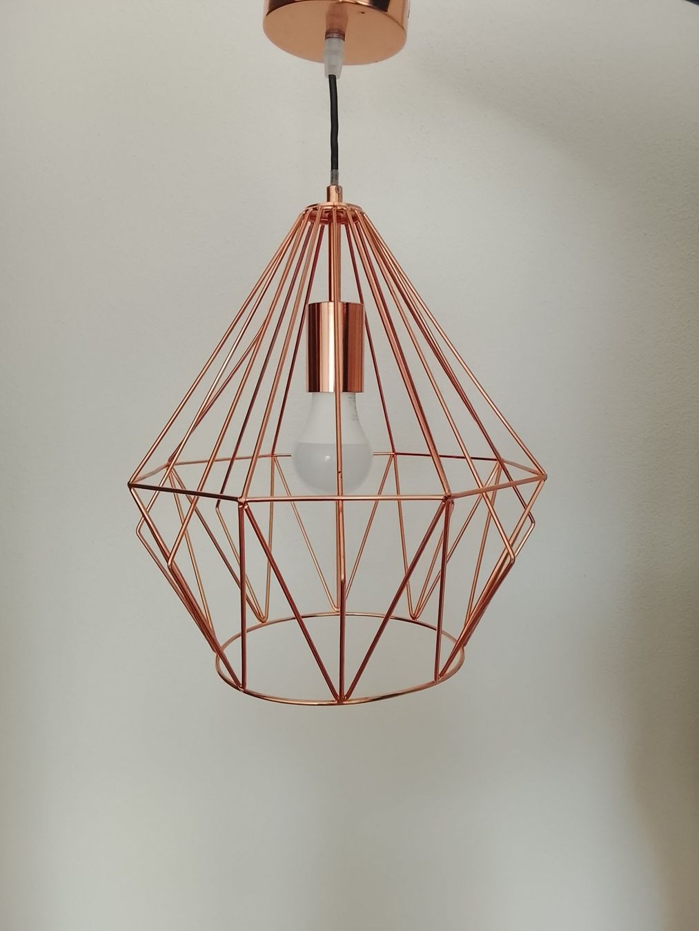 Lampadari & plafoniere: Lampe Metall rosagold – Usato da St. Gallen venduto da Fluros