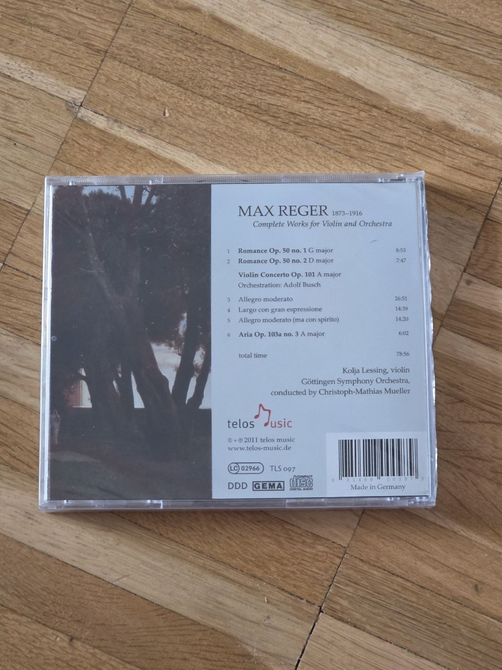 CD: Neue CD: Max Reger: Complete works for Violin & Orchestra – Nuovo e nell'imballaggio originale da Aesch BL venduto da immon 1
